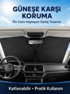 Mini Cooper, Fiat 500, Smart Fortwo, Hyundai i10, Kia Picanto Uyumlu Oto Şemsiye Yeni Nesil
