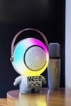 Mini Karaoke Astronot Bluetooth Speaker Karaoke Mikrofon