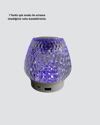 Mini LED Işıklı Bluetooth Hoparlör 5W Kristal Desenli 1200 mAh Şarjlı