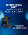 Mini Series 10 Akıllı Saat | 3 Kordon + Bileklik Hediyeli, Tüm Telefonlarla Uyumlu