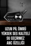 Motorcu Kulaklığı Kask Kulaklığı ANC Özelliği Sesli Görüşme Özelliği