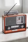 Nostaljik Görünümlü USB Girişli Bluetooth Bağlantılı Radyo