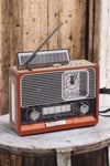 Nostaljik Radyo USB,AUX Ve SD Kart Girişli Bluetooth Bağlantılı