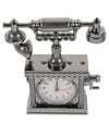 Nostaljik Telefon Tasarımlı Masa Saati Yüksek Sesli Alarm