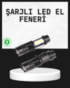 Odak Ayarlı 2000 Lümen Şarjlı LED El Feneri