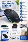 Ofis Ev Okul Kullanımına Uygun Şarjlı Kablosuz Mouse