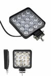 Oto Lamba 10 Led Işık Ayarlanabilir Yüksek Aydınlatmalı Beyaz Far
