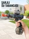 Otomatik Su Tabancası Şarjlı LED Işıklı Basınçlı Su Püskürtmeli Oyuncak