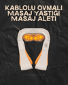 Ovmalı Isıtmalı Elektrikli Masaj Aleti – Boyun, Sırt, Bel, Omuz ve Bacak İçin Profesyonel Masaj Aleti