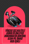Oyuncu Kulaklığı Gamer Kulaklık ANC Özelliği RGB Işıklı K68 Bluetooth Kulaklık