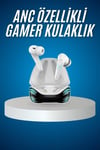Oyuncu Kulaklığı Mikrofonlu Gürültü Engelleme Gecikme Önleyici Bluetooth Kulaklık