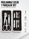 Paslanmaz Çelik Kişisel Bakım Seti – 7 Parça