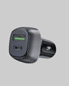 PD Destekli 38W Araç Şarj Başlığı Type-C + USB Çift Çıkış Hızlı Şarj