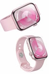 Pembe Akıllı Saat 49mm iOS & Android Uyumlu Arama Özellikli