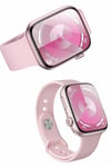 Pembe Akıllı Saat 49mm iOS & Android Uyumlu Arama Özellikli