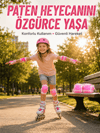 Pembe Çocuk Kaykay Paten Scooter Bisiklet Koruyucu Dizlik