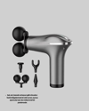Portatif Şarjlı Masaj Tabancası 4 Başlık Derin Doku Masaj Aleti