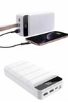 Powerbank 50.000 Mah Dijital Göstergeli Taşınabilir 4 Portlu Hızlı Powerbank