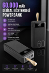 Powerbank 60.000 Mah Hızlı Şarj 4 Çıkışlı Uzun Şarj Süreli Dijital Göstergeli