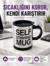 Pratik ve Dayanıklı Termos Kupa | Tek Tuşla Otomatik Karıştırma