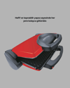 Profesyonel 2000W Tost Makinesi – Ayarlanabilir Termostat ve Çıkarılabilir Plaka