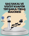Profesyonel Erkek Tıraş Makinesi – Kablosuz, Paslanmaz Bıçaklı ve Tam Aksesuar