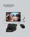 Profesyonel Mobil Oyun Seti | Yüksek DPI Mouse + Ergonomik Klavye