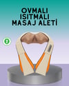 Profesyonel Ovmalı Masaj Aleti Isıtmalı Vücut Masajı İçin Pratik Kullanım