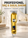 Profesyonel Tıraş Makinesi 120 Dakika Kullanım T Bıçaklı 3 Taraklı USB Şarjlı Saç Sakal Kesme Makinesi