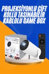 Projeksiyon Cihazı Video Oyun Konsolu 8 GB Hafıza LCD Ekran Kumandalı  Yeni Nesil