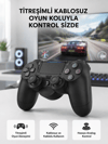PS4 Kablosuz Oyun Kolu V2 – Bluetooth Bağlantılı, Titreşimli, PC ve Mobil Uyumlu