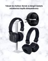 Renkli Işık Efektli Bluetooth 5.3 Müzik Kulaklığı Yeni Nesil