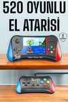Retro 500 Oyunlu Nostaljik Oyunlu El Atari Gamebox Oyun Konsolu Çift Destekli