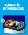 Retro 520 Oyunlu Taşınabilir Konsol HD Ekran USB Şarjlı
