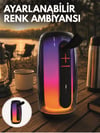 RGB Aydınlatmalı Kablosuz Bluetooth Hoparlör USB Bellek TF Kart Destekli