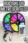 RGB Işıklı 10Metre Şerit Led Kumandalı Yeni Nesil