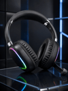 RGB Işıklı Bluetooth Mikrofonlu Kulaklık Uzun Süreli Kullanım Type-C Şarjlı