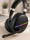 RGB Işıklı Bluetooth Mikrofonlu Kulaklık Uzun Süreli Kullanım Type-C Şarjlı