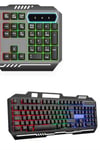 RGB Işıklı Gaming Oyuncu Klavye Q Klavye Mouse Hediyeli
