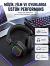RGB Işıklı Katlanabilir Bluetooth 5.3 Kulak Üstü Kulaklık