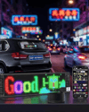 RGB Kayan Yazı LED Panel Telefon Kontrollü Animasyonlu Akıllı Ekran