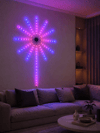 RGB LED Dekoratif Duvar Lambası İç Mekân Telefon Kontrollü Ortam Aydınlatması