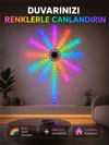 RGB LED Duvar Aydınlatması Telefon Kontrollü Dekoratif Ortam Işığı