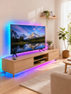RGB Şerit LED 5 Metre 12V 2835 SMD Kumandalı Renkli Oda ve Ev Aydınlatması