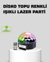 Ritim Hassasiyetli Bluetooth Hoparlörlü Disko Işığı Döner LED Efektli