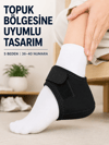 S Beden Topuk Çorabı 36-40 Numara Ayarlanabilir Cırtlı Topuk Destekleyici