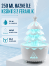 Şans Ağacı LED Işıklı Ultrasonik Buhar Makinesi Esansiyel Yağ Aroma Yayıcı