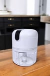 Şarjlı Mini El Rondosu Doğrayıcı Taşınabilir 250 ml Çelik Bıçaklı