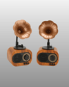 Şarjlı Mini Retro Radyo Bluetooth Hoparlör Çoklu Bağlantı Seçenekli Yeni Nesil