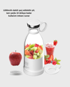 Şarjlı Portatif Blender – Gıda Sınıfı Malzeme, 10 Kullanımlık Pil, Mini Boy ve Hafif Tasarım